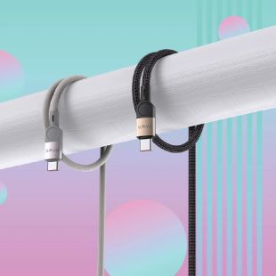 كيبل USB-A إلى USB-C مجدول 3.1 أمبيرطول 1.2 متر من Pawa