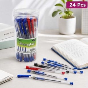 24-Piece Gel Pen Set for Writing