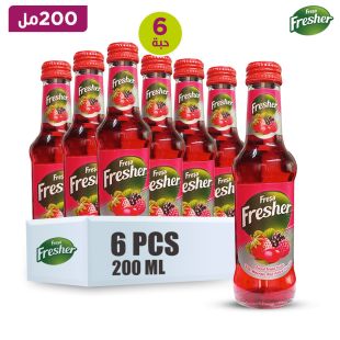 فریشر - مشروب بنكهة الفواكه غني بالفيتامينات 6 × 200 مل