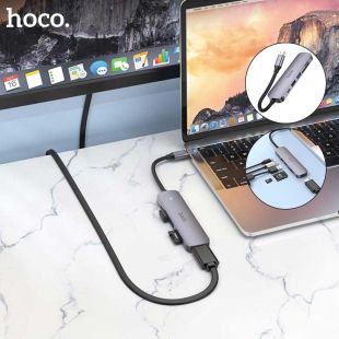 Hoco Type-C Hub to HDMI, USB, SD and TF