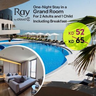 One-Night Stay in Grand Room – For Two – Includes Breakfast at Ray Hotel