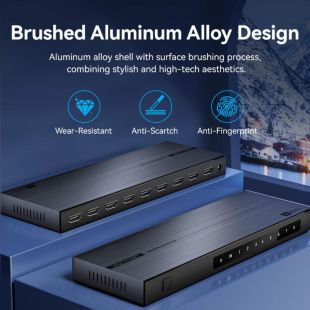 موزع HDMI مدخل واحد و 8 مخارج بدقة 4K من Vention