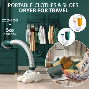 Portable Clothes and Shoes Dryer for Travel
