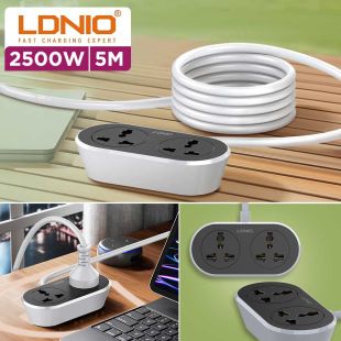2 Outlets Power Strip 5 Meter 2500W by LDNIO