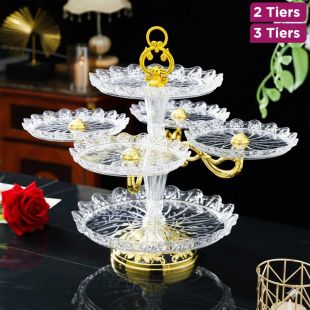 Rotating Fruit and Dessert Serving Stand