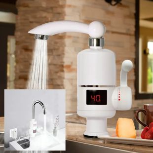 3000W Instant Electric Heating Water Faucet with LCD Temperature Display