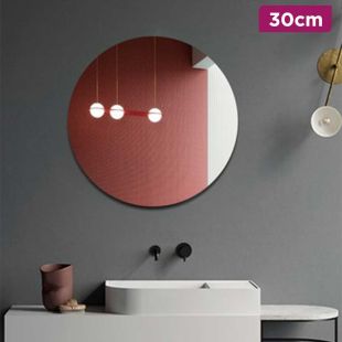 Round Self-Adhesive Acrylic Mirror - 30 Cm