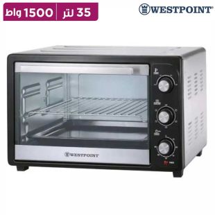 فرن كهربائي 35 لتر 1500 واط مع مروحة حرارية من Westpoint ( منتج جديد / بدون كرتون)