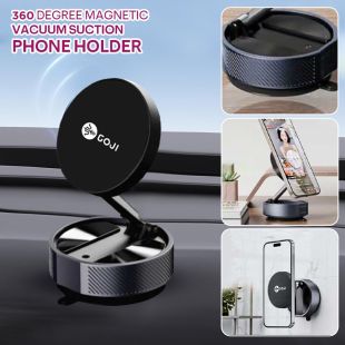 360 Degree Magnetic Vacuum Suction Phone Holder by Goji