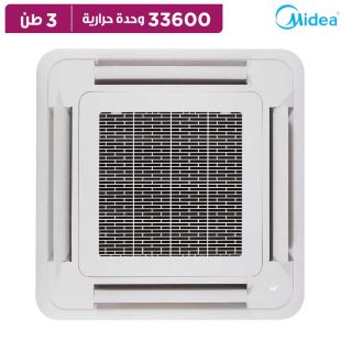 مكيف هواء Cassette سعة 33600 وحدة حرارية تبريد وتدفئة بتقنية Inverter من Midea