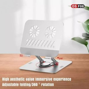 ستاند لابتوب معدني بقاعدة دوارة 360 درجة من Onesam