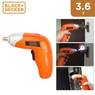 3.6V Electric Rechargeable Screwdriver by Black & Decker
