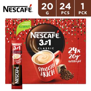 3 In 1 Instant Coffee Mix 24 x 20 g by Nescafe