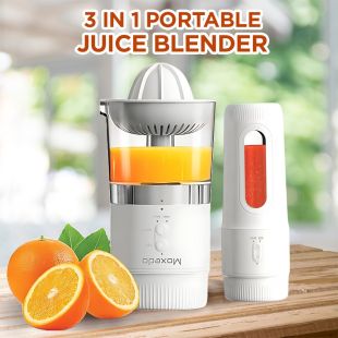 3 in 1 Portable USB Rechargeable Juicer & Blender by Moxedo