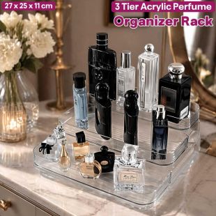 3 Tier Acrylic Perfume Organizer Rack