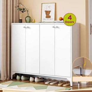 Steel Iron Shoe Cabinet with Round Handle