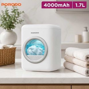 Portable Mini Washing Machine 1.7L 4000mAh by PORODO