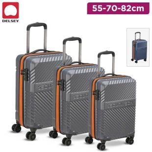 Securitech Patrol Hardside Trolley Luggage 55, 70 or 82 CM by DELSEY