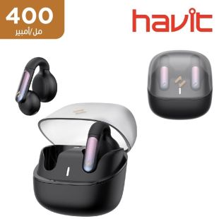 سماعات أذن بلوتوث OpenBuds سعة 400  مل أمبير من Havit