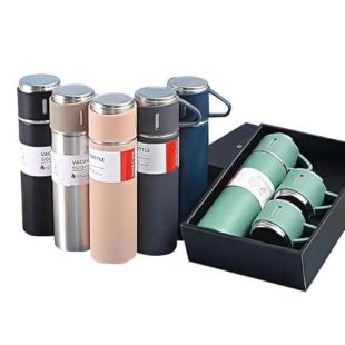 500ml Vacuum Flask Set with 2 Cups