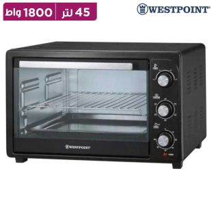 فرن كهربائي 45 لتر 1800 واط مع مروحة حرارية من Westpoint ( منتج جديد / بدون كرتون)