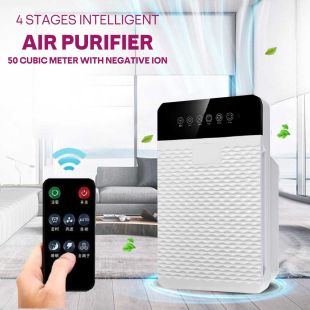 4 Stages Intelligent Air Purifier 50 Cubic Meter with Negative Ion