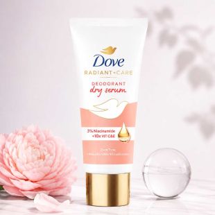 Dove Radiant+Care Dry Serum with 3% Niacinamide + Vitamin C & E for even-tone underarms 40 ML