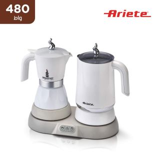 غلاية مع جهاز خفق الحليب سعة 2-4 اكواب قوة 480 واط من Ariete