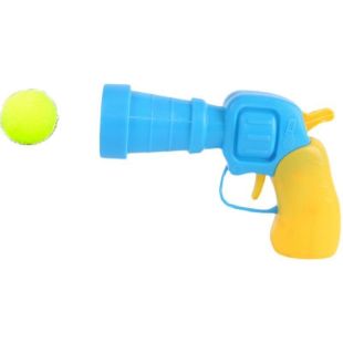Pet Play Ball Launcher Gun with 100 Mixed-Color Balls