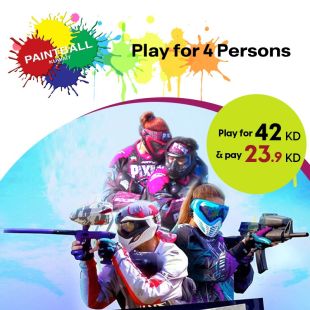Live the Adventure for 4 Persons at Paintball