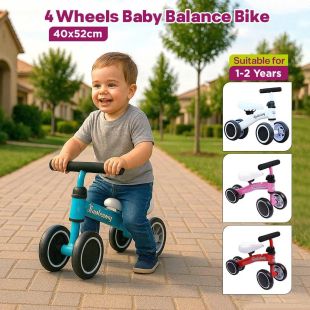 4 Wheels Baby Balance Bike