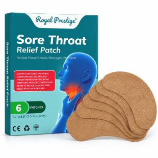 Royal Prestige Sore Throat Relief Patch - 6 Patches