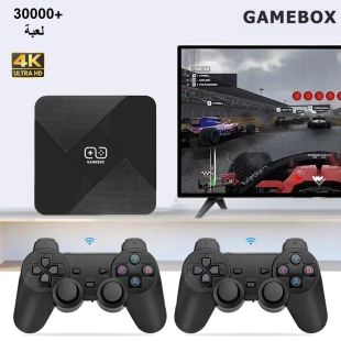 جهاز ألعاب فيديو محمول بدقة 4K HD مع أكثر من 30000 لعبة ومنفذين USB