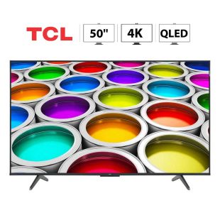 تلفزيون Google ذكي 50 بوصة QLED بدقة 4K من TCL