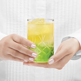 6 أكواب زجاجية طراز Meadow Vision مقاومة للحرارة 350 مل من Borosil