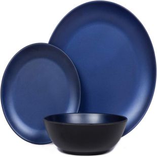 طقم عشاء ميلامين 12 قطعة