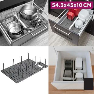 Adjustable Drawer Organiser for Versatile Storage -Single
