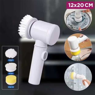 3-in-1 Multi-functional Portable Electric Cleaning Brush with Multipurpose Heads