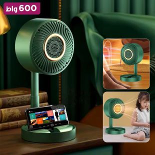 مروحة تدفئة محمولة بقوة 600 واط قابلة للطي