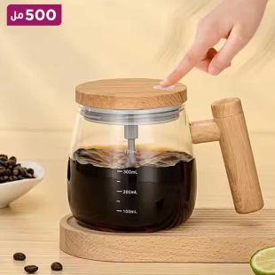 كوب قهوة كهربائي محمول تحريك ذاتي سعة 500 مل