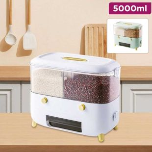 5000ml Sealed Rice and Grain Storage Container with Transparent Window