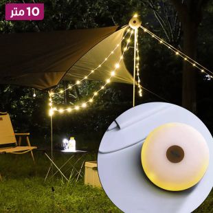 شريط إضاءة LED للتخييم قابل لإعادة الشحن 10 متر