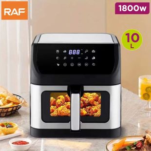 RAF 1800W Multifunctional Digital Air Fryer 10L with Touch Screen Control
