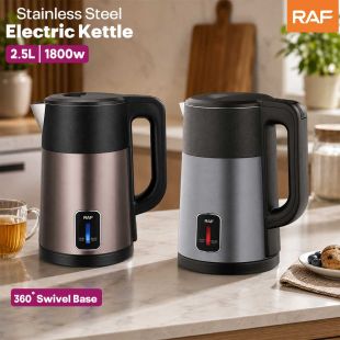 2.5L Stainless Steel Electric Kettle 1800W by RAF