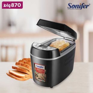 ماكينة صنع الخبز الكهربائية بقوة 870 واط و18 برنامج من Sonifer