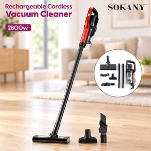 2800W Rechargeable Cordless Vacuum Cleaner by Sokany - Sheeel Kuwait
