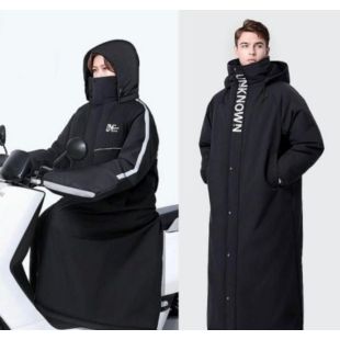 Padded Winter Coat with Hood and Waterproof Design Size XL