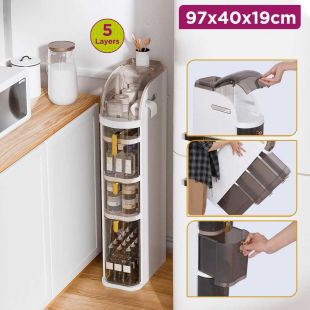 5 Layer Transparent Plastic Organizer