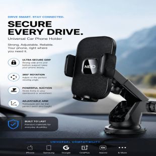 قاعدة هاتف للسيارة تصميم دوار 360 درجة من NEO