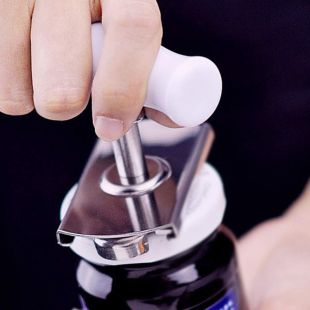 فتّاحة علب وزجاجات قابلة للتعديل من الستانلس ستيل